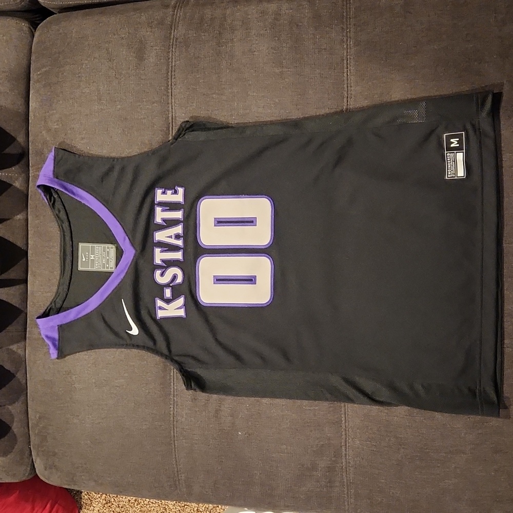 Nike Kansas State Team Basketball Jersey #00, Size M